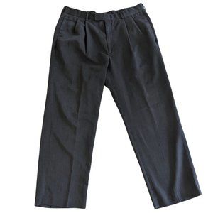 DKNY 36 x 29 Charcoal Gray Mens Dress Pants